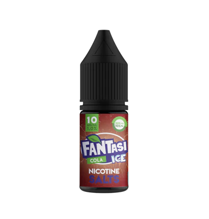Pack of 10 FANTASI ICE NIC SALT 10mg & 20mg 50VG/50PG E-Liquids Vape Juice