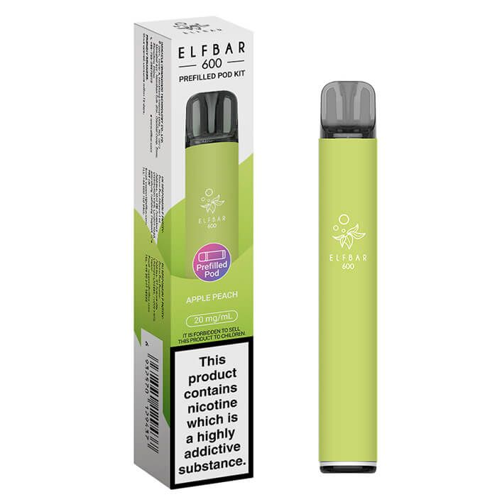 ELFBAR 600 Prefilled Pod Vape Kit – 500mAh Battery | USB-C Charging | Inhale Activated | Compatible with Elfa & Elfa Pro Pods