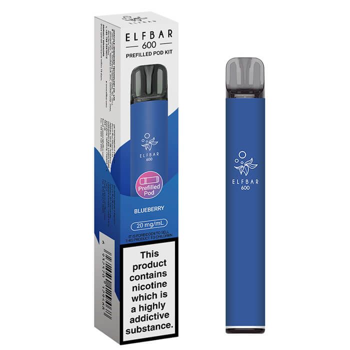 ELFBAR 600 Prefilled Pod Vape Kit – 500mAh Battery | USB-C Charging | Inhale Activated | Compatible with Elfa & Elfa Pro Pods