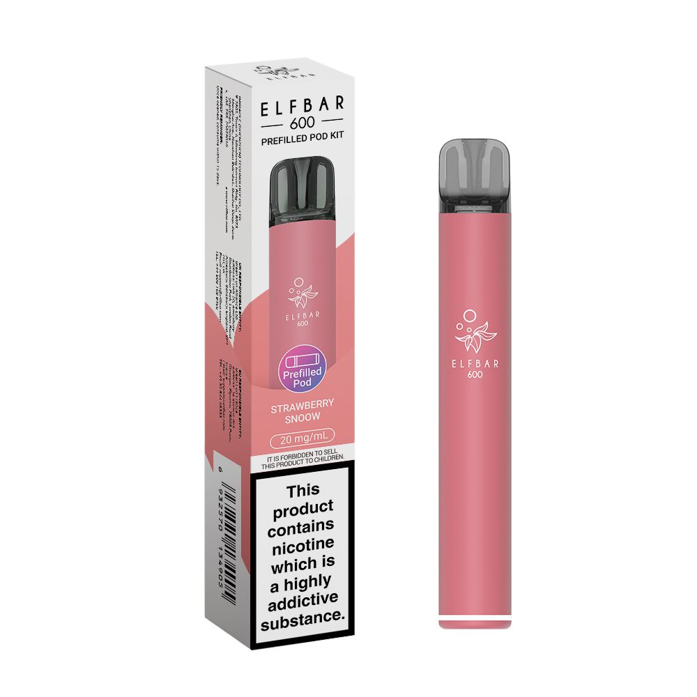 ELFBAR 600 Prefilled Pod Vape Kit – 500mAh Battery | USB-C Charging | Inhale Activated | Compatible with Elfa & Elfa Pro Pods