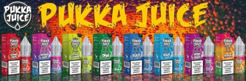 Pukka Juice Nic Salt 10ML Blaze Premium E Liquid Vape Juice 10mg / 20mg 50/50
