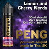 PENG E-Liquid Short Fill Vape Liquid 50ml 0mg All New Flavours UK made TPD