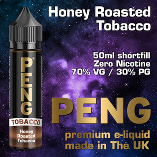 PENG E-Liquid Short Fill Vape Liquid 50ml 0mg All New Flavours UK made TPD