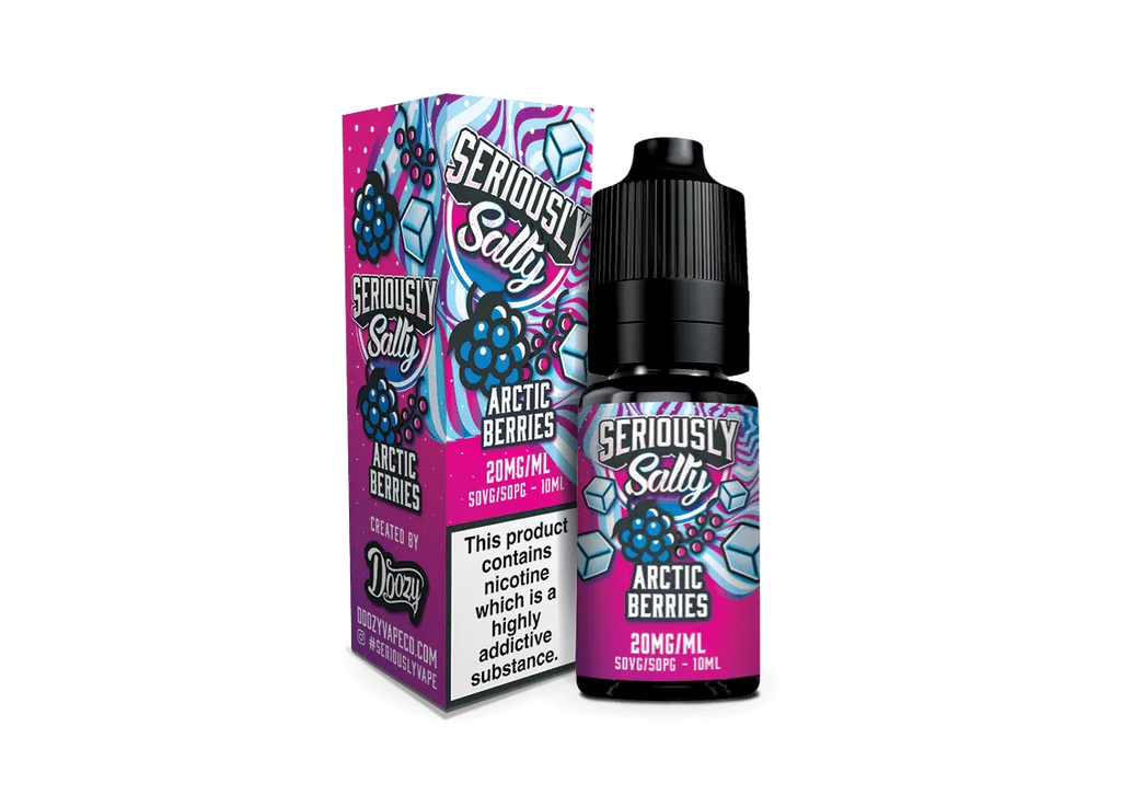 Seriously Salty Nic Salt 10ml PG VG Ratio is 50% VG / 50% PG