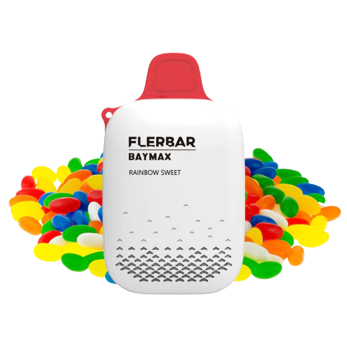 Pack of 5 FLERBAR BAYMAX 3500  PREFILLED -DEVICE 0MG nic Rechargeable Battery