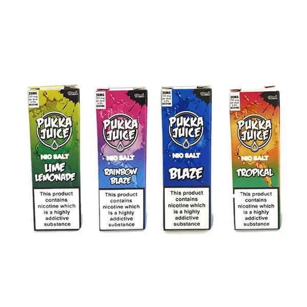 Pukka Juice Nic Salt 10ML Blaze Premium E Liquid Vape Juice 10mg / 20mg 50/50