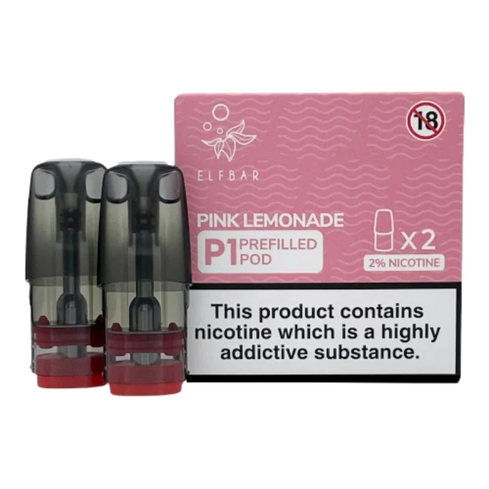 10 Pc- Box ELF BAR MATE P1 PREFILLED PODS FOR Elf Mate 500 Pod Kit