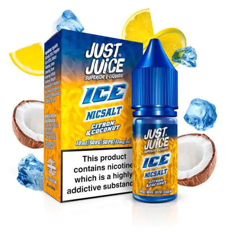 JUST JUICE NIC SALT 50% VG and 50% PG E liquid 10 ml