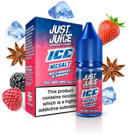 JUST JUICE NIC SALT 50% VG and 50% PG E liquid 10 ml