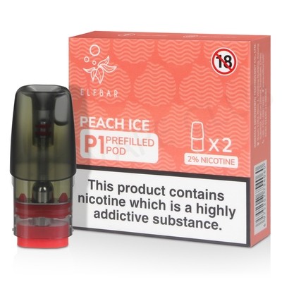 10 Pc- Box ELF BAR MATE P1 PREFILLED PODS FOR Elf Mate 500 Pod Kit