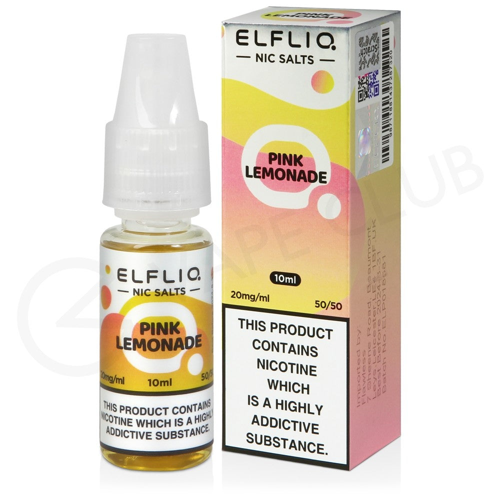 ELFLIQ by ELF BAR Nic Salt 10ml E Liquid 10mg | 20mg Vape Juice 50/50 VG/PG