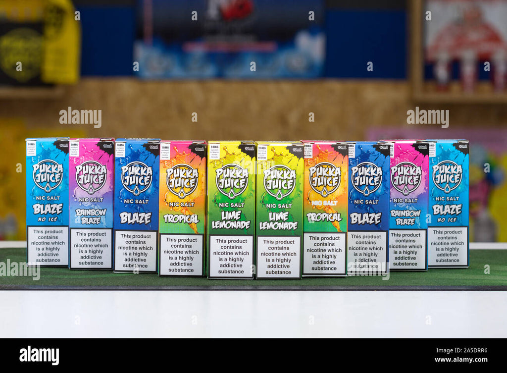 Pukka Juice Nic Salt 10ML Blaze Premium E Liquid Vape Juice 10mg / 20mg 50/50