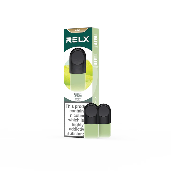 RELX Pod Pro prefilled with 18mg of nicotine salt e-liquid