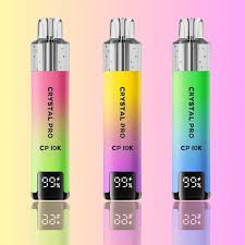 Crystal Pro CP 10K Vape Kit 20mg - Prefilled Pod 10000 Puffs Mesh Coil MTL Sleek (Box offer) Pack of 5 pcs