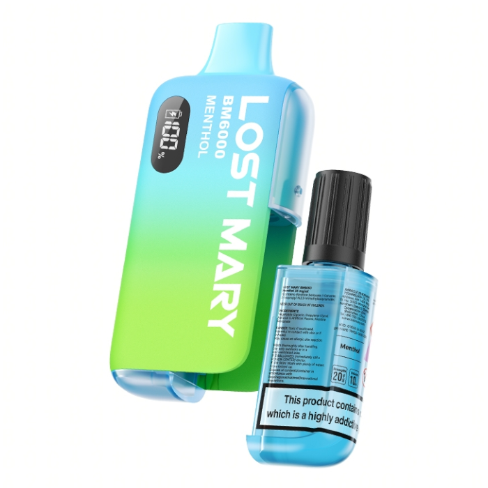Lost Mary BM6000 PREFILLED POD Kit USB-C 10ml e-liquid capacity 650mAh Dreamlandvape Lost Mary BM6000 PREFILLED POD Kit USB-C 10ml e-liquid capacity 650mAh Dreamlandvape