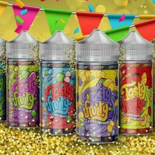 Tasty Fruity E-liquid 100ml Shortfill Bottles 70/30 VG/PG perfect blend for sub-ohm vaping