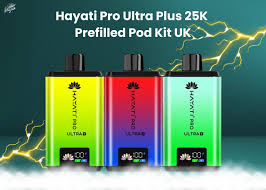 Hayati Pro Ultra Plus Prefilled Pod Kit 25000 Puffs 20mg - BOX OF 5 PACKS