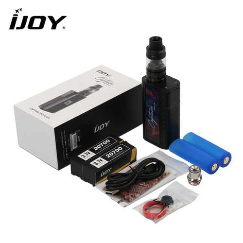 iJOY Captain PD 270 KIT INCLUDED 2 X 20700 batteries,USB CABLE CA2 COIL TPD