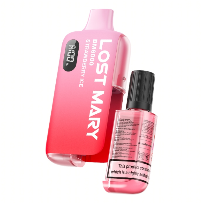 Lost Mary BM6000 PREFILLED POD Kit USB-C 10ml e-liquid capacity 650mAh Dreamlandvape Lost Mary BM6000 PREFILLED POD Kit USB-C 10ml e-liquid capacity 650mAh Dreamlandvape
