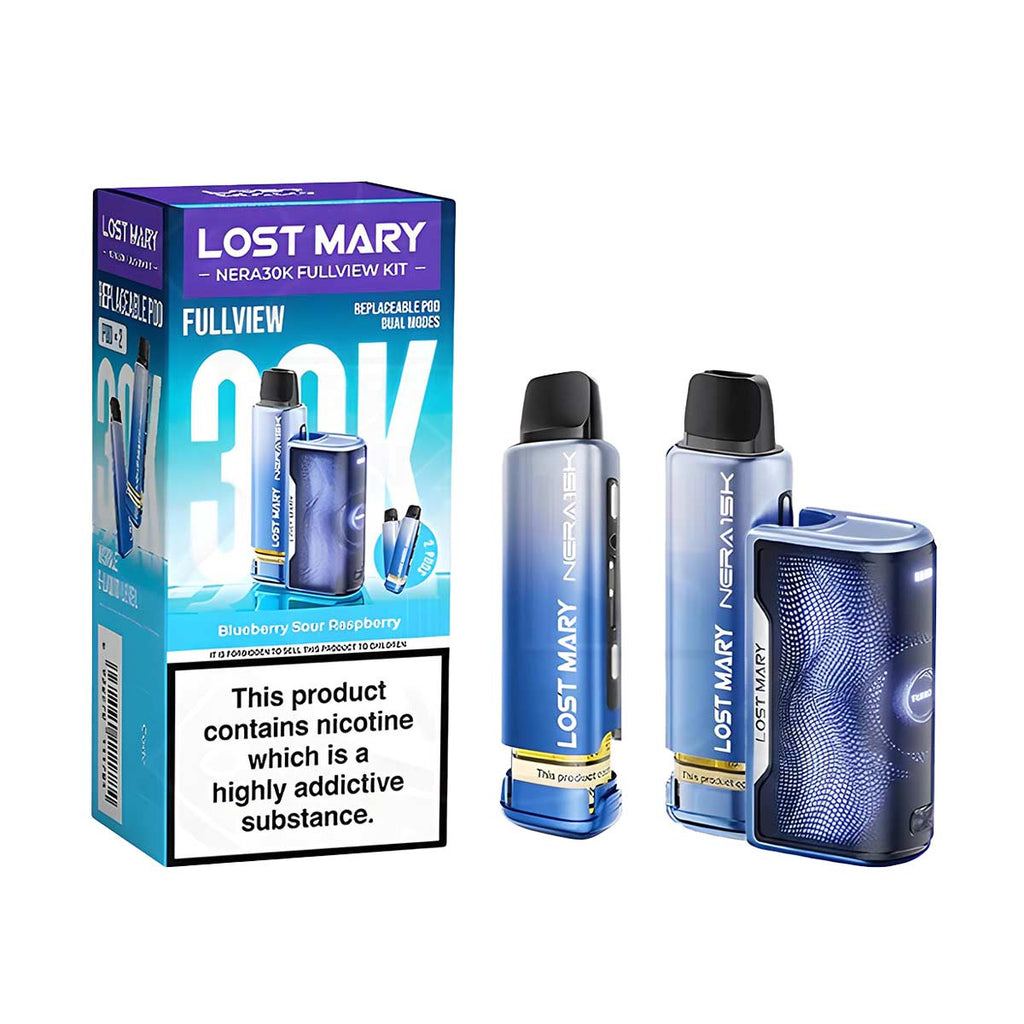 Lost Mary Nera 30K Vape Kit – 30,000 Puffs Dual Flavor Prefilled Pods 20mg Nic Salt Refillable System