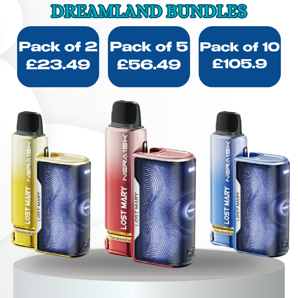 Lost Mary Nera 30K Vape Kit – 30,000 Puffs Dual Flavor Prefilled Pods 20mg Nic Salt Refillable System