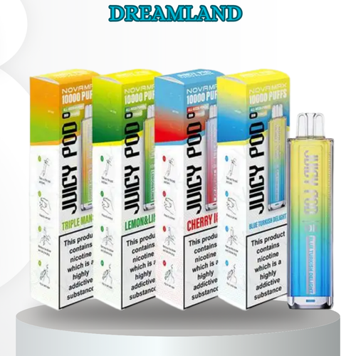 Juicy Pod Novomax 10K Prefilled Pod Kit – 10,000 Puffs | 20mg Nic Salt