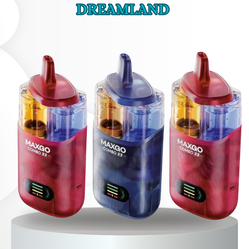 RELX Maxgo Combo PRE FILLED POD KIT – 33,000 Puffs | Dual Flavour Switch | 20mg Nic Salt | Rechargeable
