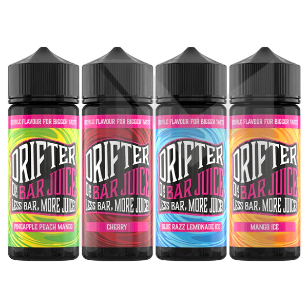 Drifter bar salts 100ml 50/50 Flavours Dreamlandvape Drifter bar salts 100ml 50/50 Flavours Dreamlandvape