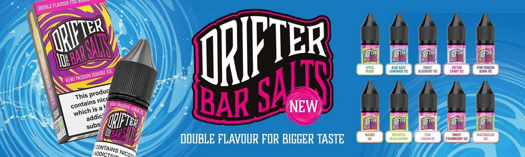 Drifter bar salts 100ml 50/50 Flavours Dreamlandvape Drifter bar salts 100ml 50/50 Flavours Dreamlandvape