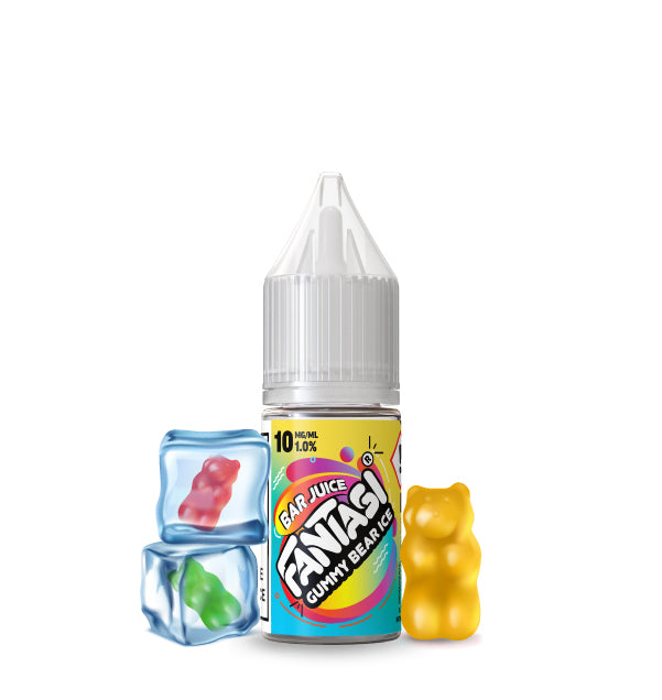 Pack of 10 Fantasi Bar Salts Vape Juice E-Liquid  50/50 VG 10 ml , 20mg and 10 mg Nic salt