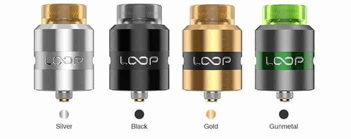 Geekvape Loop RDA Dripping and Squonking with Innovative Design and Dual coil