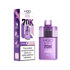HQD Glow 70k Rechargeable & PREFILLED Vape Pod Kit 20mg BOX OFFER(PACK OF 5)