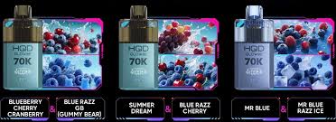 HQD Glow 70k Rechargeable & PREFILLED Vape Pod Kit 20mg BOX OFFER(PACK OF 5)