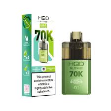 HQD Glow 70k Rechargeable & PREFILLED Vape Pod Kit 20mg BOX OFFER(PACK OF 5)