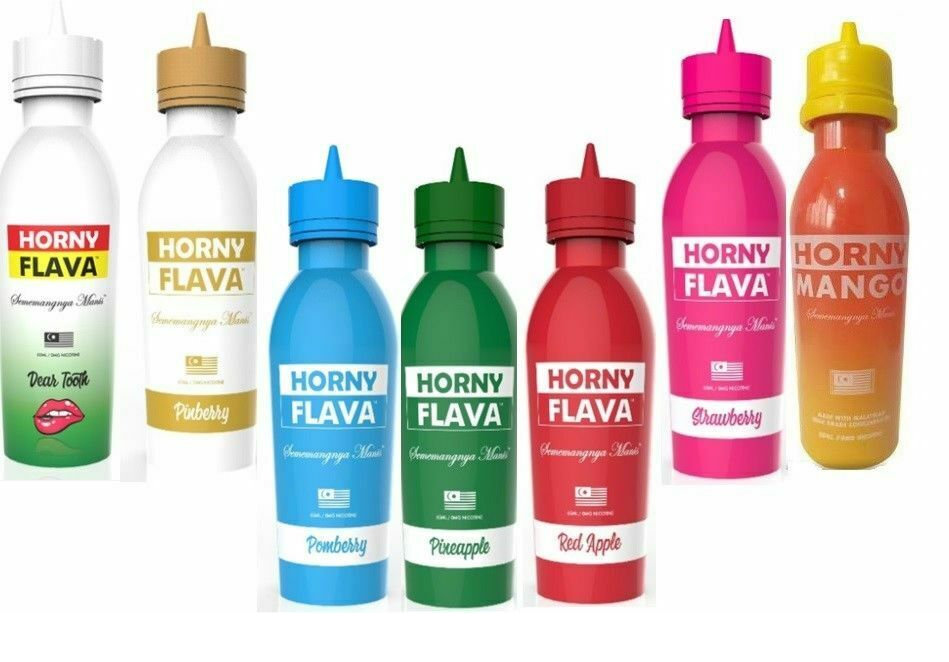 Horny Flava 100ml E-Liquid | 0mg Nicotine | 70VG/30PG | TPD Compliant –