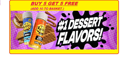 Loaded E-Liquid Vaping E-Cig Juice100ML 0MG TPD BUY 5 GET 5 FREE