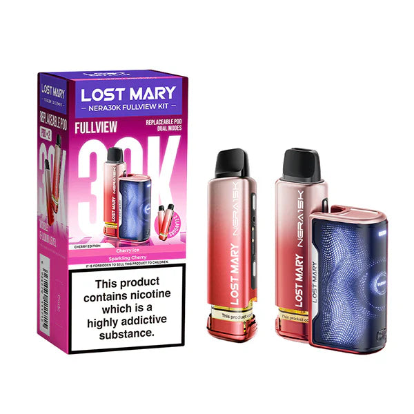Lost Mary Nera 30K Vape Kit – 30,000 Puffs Dual Flavor Prefilled Pods 20mg Nic Salt Refillable System