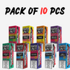 PACK OF 10 PCS: Nic Salt 10ml E Liquid TEN TEN Premium Vape Juice 50VG/50PG 10 & 20 mg