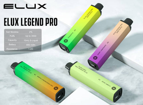 Elux PRO 3500 PREFILLED rechargeable  2% nic 2ml ELIQUID pod kit