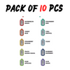 Pack of 10 INSTA BAR 5000 PUFFS RECHARGEABLE DISPOSABLE VAPE POD DEVICE 20mg 2ml
