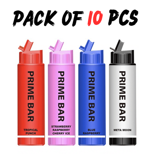 PRIME BAR 8000 PUFFS  20MG Prefilled Pod kit -Rechargeable VAPES 10 Pc BOX-