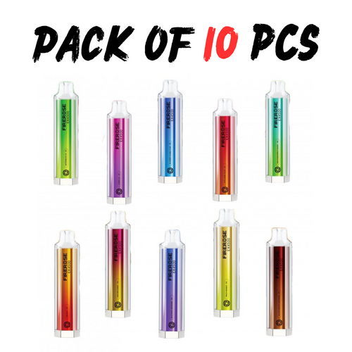 Elux FireRose EX4500 Puffs 2ml 20 mg 1500 MaH Pre-Filled E-Liquid 10 Pc- Bundles