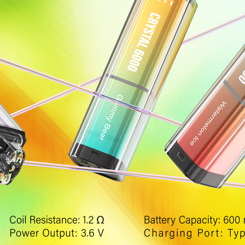 CRYSTAL OLITE BOX OF 10 PC -20 mg 2 ml Revolutionary 6K Puffs PRE FILLED POD KIT RE CHARGEABLE DEVICE (Copy)