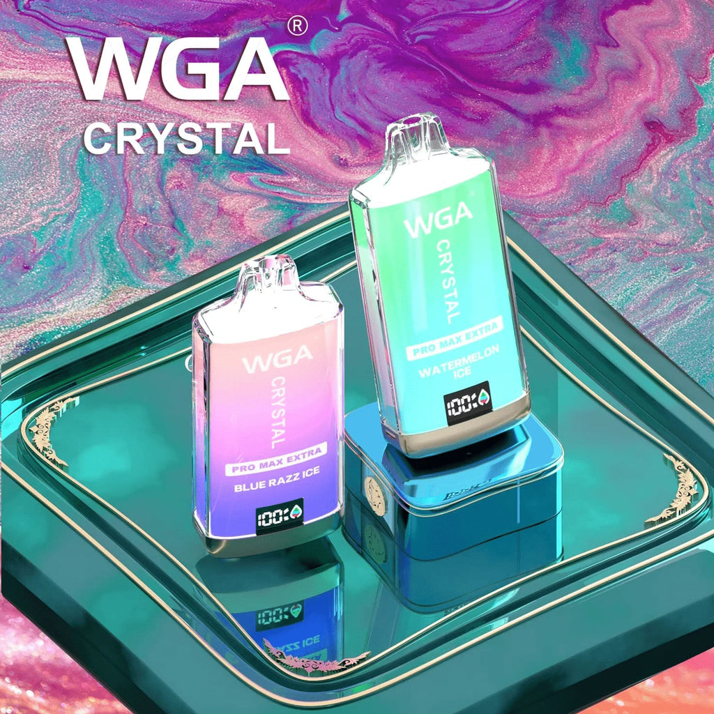 WGA Crystal Pro Max Extra 15000 Puffs Prefilled Vape POD KIT 2ml 20mg Dreamlandvape WGA Crystal Pro Max Extra 15000 Puffs Prefilled Vape POD KIT 2ml 20mg Dreamlandvape