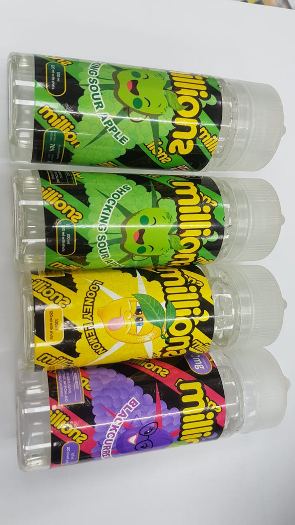 Millions E-Liquid Short Fill by IVG 70% (VG), 30% (PG) 100 ML TPD UK