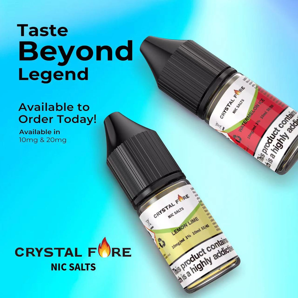 Box of 10 Crystal Fire Salts E-Liquid 10 mg 20 mg Dreamlandvape Box of 10 Crystal Fire Salts E-Liquid 10 mg 20 mg Dreamlandvape