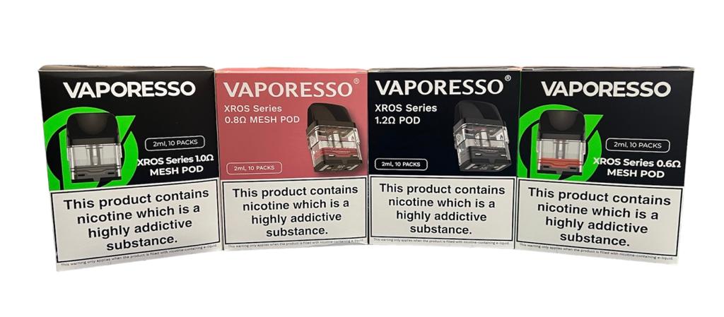 XROS VAPORESSO POD pack of 4pc 2ml Tank