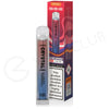 Pack of 10 Crystal Bar Disposable 600 Puffs by GLUX Mesh Coil Best Flavours MHRA Approved