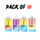 Pack of 10 The Crystal Pro Max + 10 k Prefilled pod kit Vape Pod 2ml 20mg Rechargable