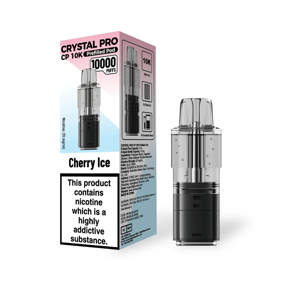 Crystal Pro CP 10K Prefilled Replaceable Pods 20mg – Pack of 5 (Box Offer)